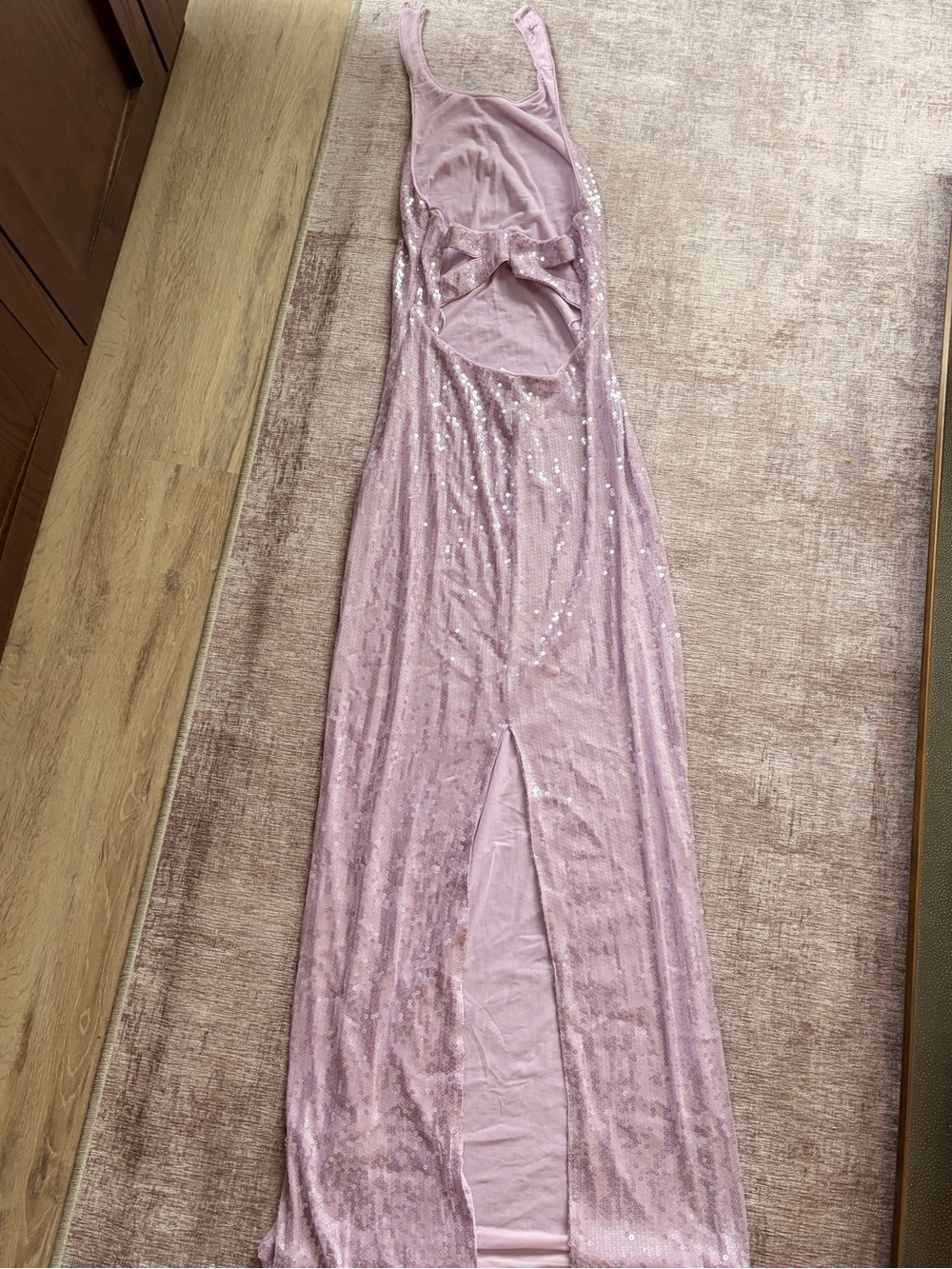 NWT Reformation Elowyn Sequin Dress Purple / Lavender Size 8 - Picture 7 of 8
